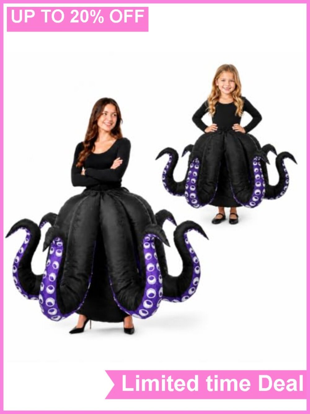 Riidmaax Inflatable Octopus Costume Polyester Adult Sleeveless Zipper